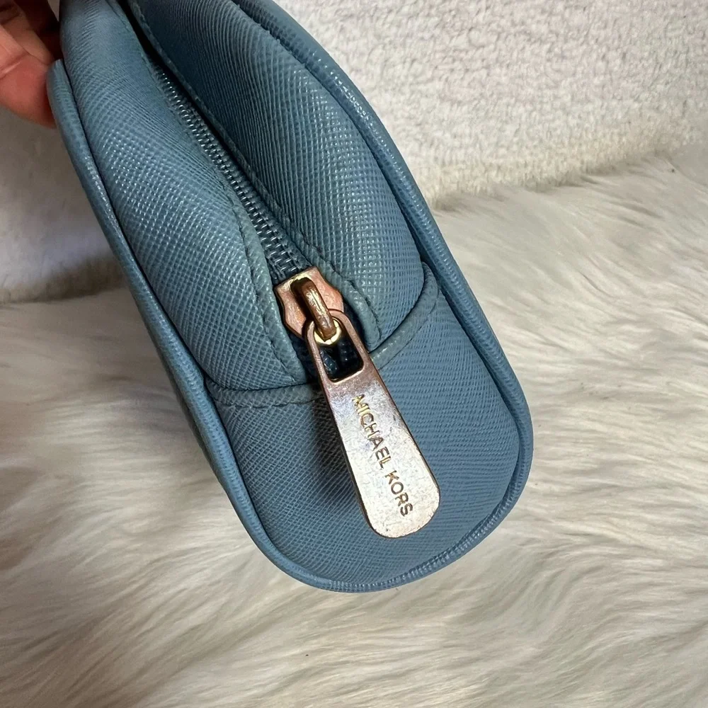 Michael Kors Blue Cosmetic Bag